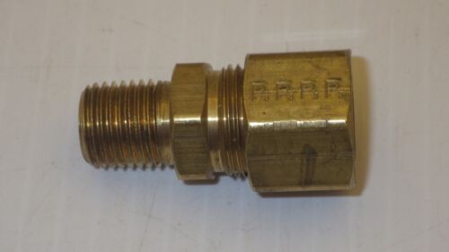 PARKER 1//2/" OD TUBE COMPRESION X 1//4/" NPT BRASS MALE ADAPTER NNB