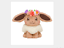 2018 New Center Easter Eevee Pikachu plush toy With Flower Crown Kawaii 