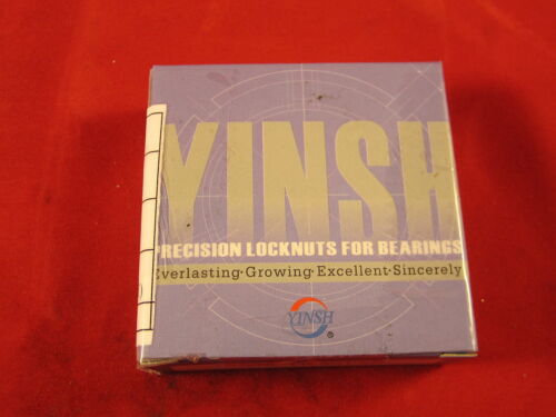 Yinsh Precision Bearing Locknut YSK-M40x1.5P Turning- Red