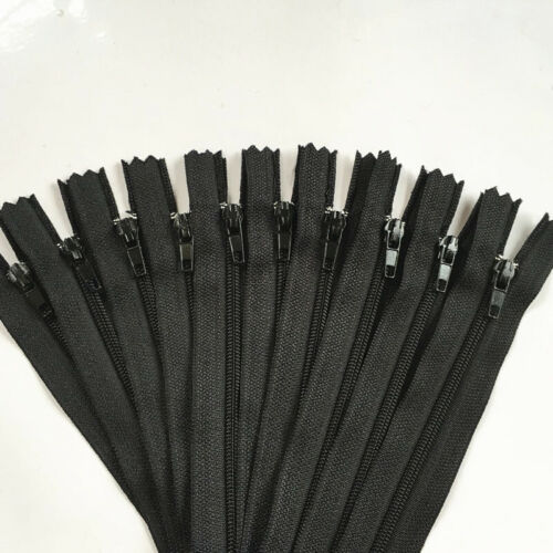 50pcs mix 6-32Inch Nylon 3# Coil Zippers Tailor Sewer Craft Crafter's &FGDQRS 