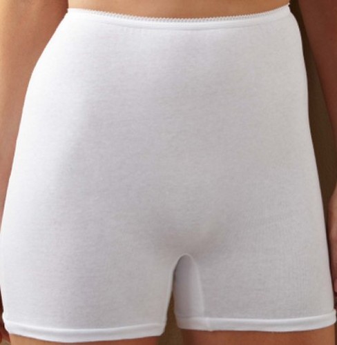 3 Pair Size 7 Beige 100/% Cotton Womens Long Leg Panties USA Made CLOSE OUT $$$$