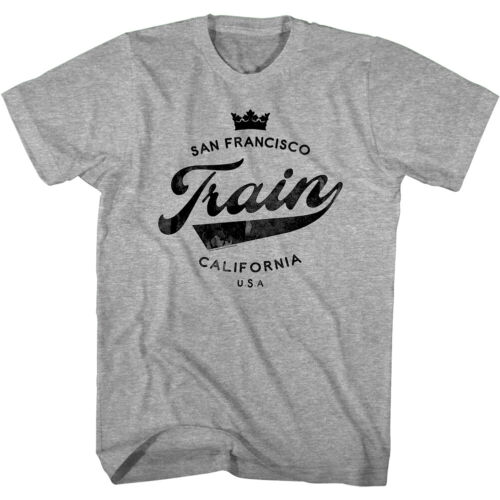 Train San Francisco Crown Men/'s T Shirt California USA Rock Band Album Concert