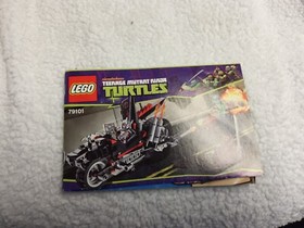 Lego Teenage Mutant Ninja Turtles 79101 Shredder's Bike Instruction Manual only