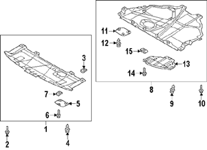 MAZDA KD5356071 GENUINE OEM ACCESS PANEL