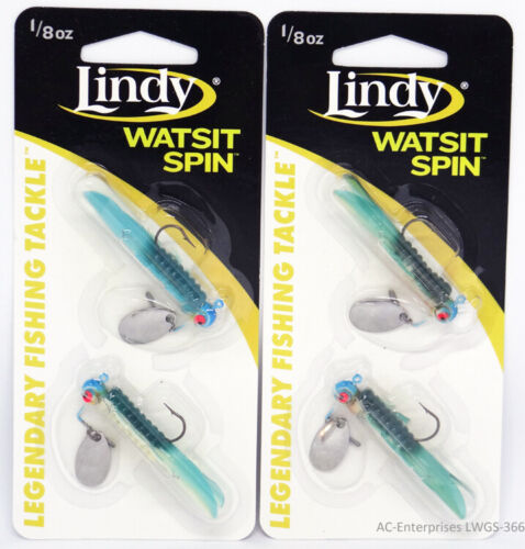 Details about  / Lindy Watsit Spin Spinnerbait Blue//White LWGS-366 2 Packs