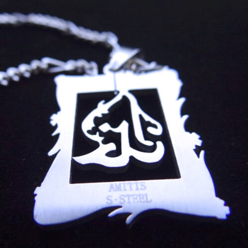 Khoda Necklace Chain Persian Gift Farsi Calligraphy God Persia Pahlavi Farsi Art 