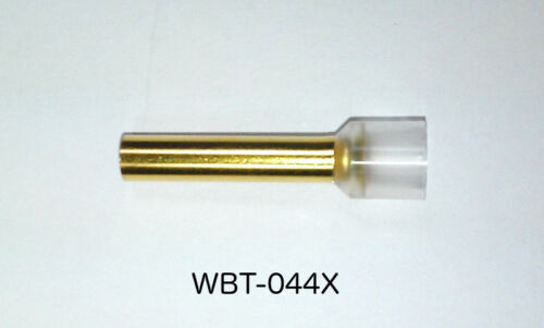 1 Stück WBT-0446 16,0qmm Aderendhülsen mit Isolierung OFC Kupfer vergoldet 