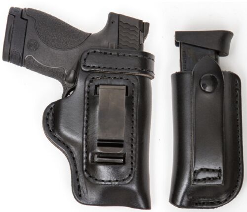 Details about  / BLACK w//PINK IWB Leather Gun Holster YOUR CHOICE:rh,lh-laser-slide-cant-belt-mag
