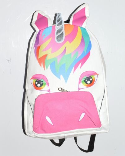 A57 3D Magic Unicorn Rainbow School College Travel LARGE Rucksack Backpack Bag