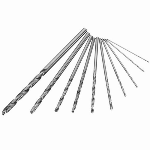 mini Aluminum Handbohrer Handbohrmaschine Bohrfutter Werkzeugen 10 Spiralbohrer
