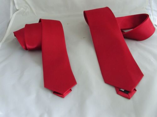 Magenta Maroon cravate rouge /> classique 3.3/" = 8 cm ou Skinny 2.5/" = 6cm-OR mouchoir seulement ou Set
