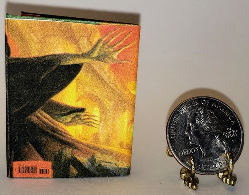 1:6 SCALE MINIATURE BOOK HARRY POTTER DEATHLY HALLOWS PLAYSCALE BARBIE