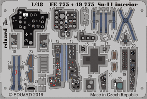 Eduard zoom FE775 1//48 sukhoi SU-11 FISHPOT trumpeter