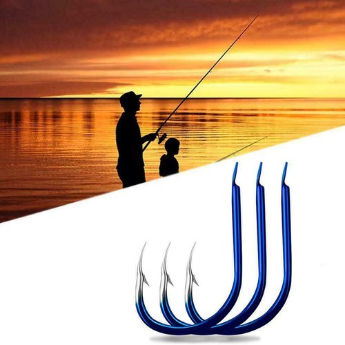 20pcs Sharped Forged Fishing Hooks High-carbon Steel Hook Fish M5A0