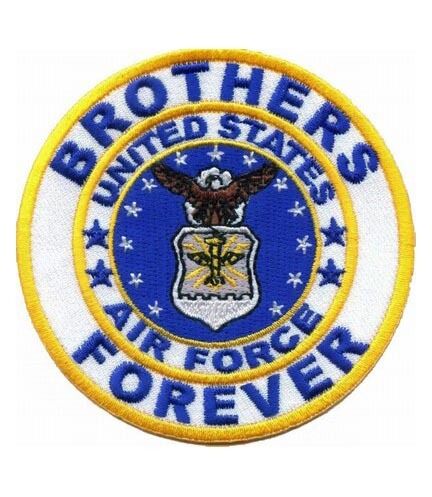 Air Force Patches Brothers Forever Air Force Round Patch