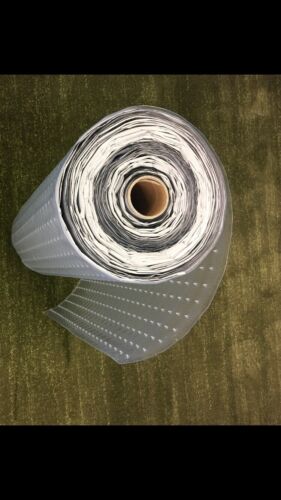 Clear Plastic Runner Rug Carpet Protector Mat Ribbed Multi Grip 26in x 69in 