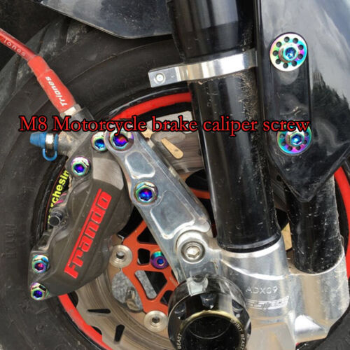 Details about  / M10*15//20//25//30//35//50mm Titanium Flange bolts screws for Motorcycle Bicycle 4pcs