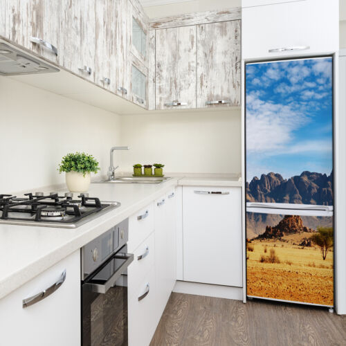 Kühlschrank Folie Klebefolie Aufkleber für Küche Landschaften Wüste Namibias