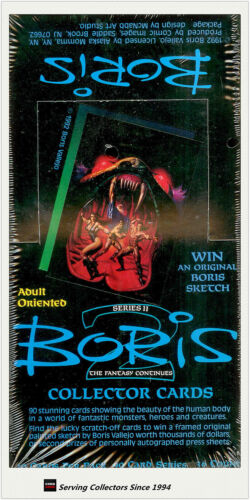 36 1992 Comic Image Boris Series 2 Trading Card Factory Box -Rare