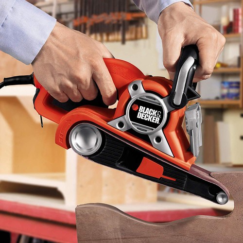 Black /& Decker 720 W Ponceuse à bande en Orange-KA88-GB
