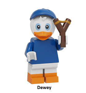 New Minifigure Rare Custom Lego Dewey New Version Character Walt Disney Movie