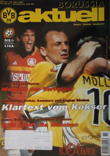 Bayer Leverkusen Programm 1998/99 Borussia Dortmund 