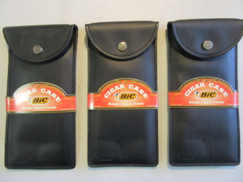 BIC CIGAR CASE *** Lot of 3 HOLDS 2 TO 3 CIGARS NEW