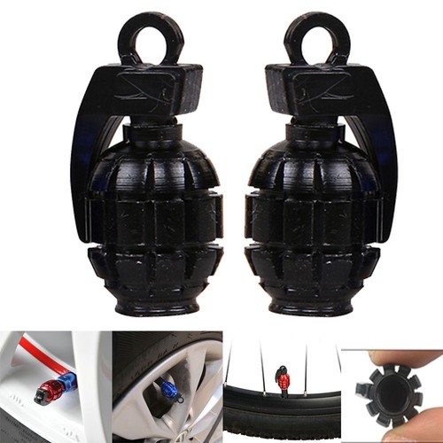 Motorcycle Car Accessories Metal Air Cover Tire Rim Stem Wheel Valve Caps