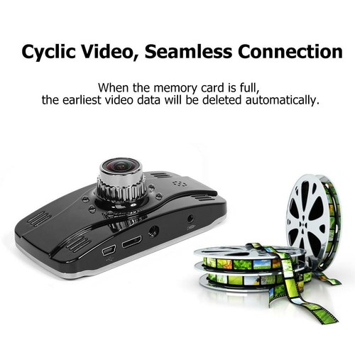 2.7/'/' 1080p FHD Car DVR Camera 170 Lens Night Vision WDR USB Dash Cam No TF