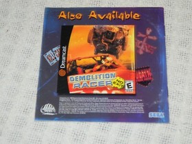 Sega Dreamcast Test Drive Le Mans Instruction Manual ONLY