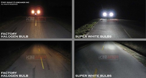 x2 9006 HB4 55W Car Headlight Xenon HID Super White Low Beam Fog Light Bulb K127
