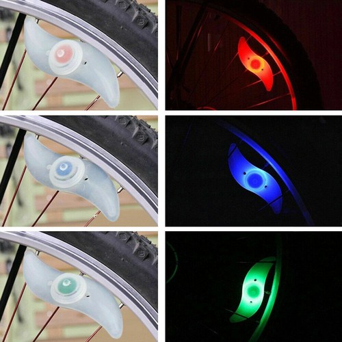 Bike Bicycle Cycling Wheel Spoke Wire Tyre Bright LED Flash Light Lam C PS