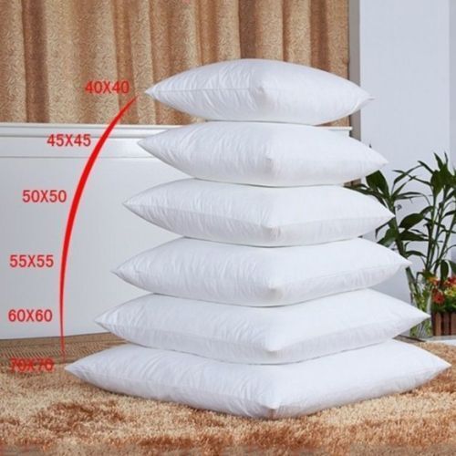 White Pillow Core Cushion Pads Hollowfibre Inserts Fillers Inners Size 14"-28'' 