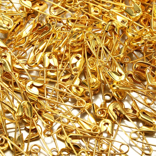 Small Safety Pins 0.7/'/' Metal Sewing Craft Mini Brooch Pins Pack 3 color