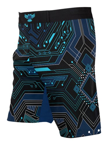 Details about / Raven Fightwear Men/'s Cybernetic BJJ MMA Shorts Blue