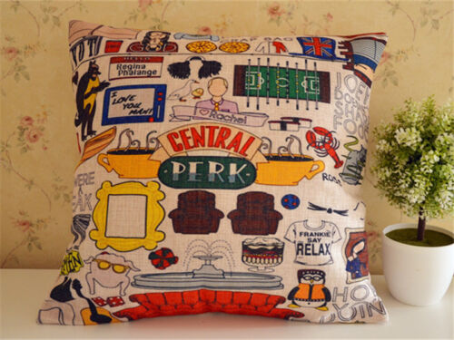 TV Series  Friends Central perk smelly cat Rare Throw Pillow Case+pillow inner 
