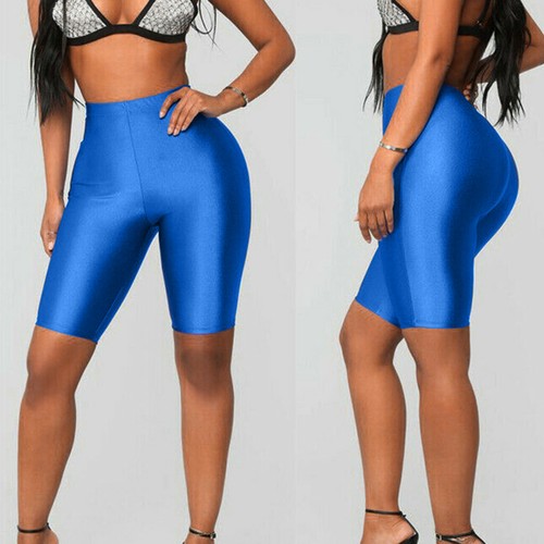 Women Stretch Biker Bike Shorts Workout Spandex Leggings Knee Length Short Pants