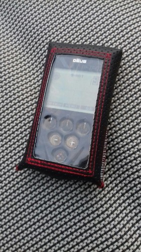 Aspecto Cuero Negro Funda para XP DEUS Caja de control sin pegar en los botones