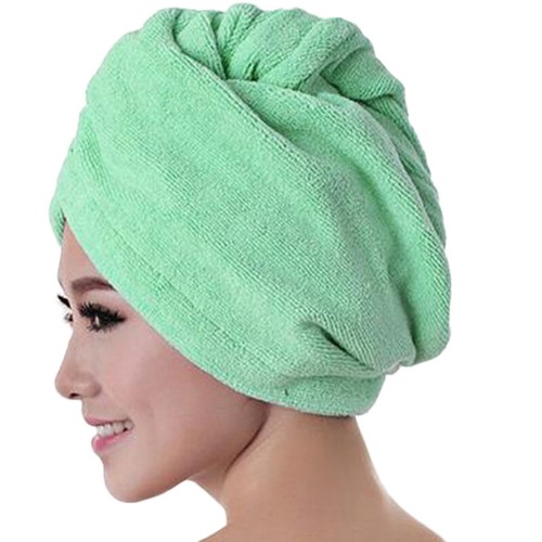 Microfibre After Shower Hair Drying Wrap Towel Quick Dry Hair Hat Cap Turban New