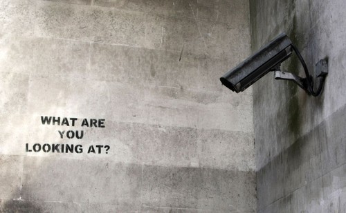 Banksy-Caméra de sécurité CITE GRAFFITI Wall Art Photo Poster//Toile Photos