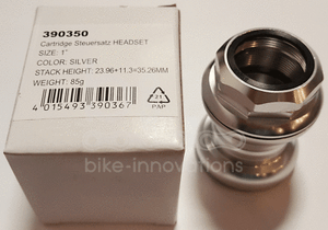 1 Zoll Tange Seiki Falcon FL 250 C Gewinde Steuersatz gedichtet silber 1/" ALU