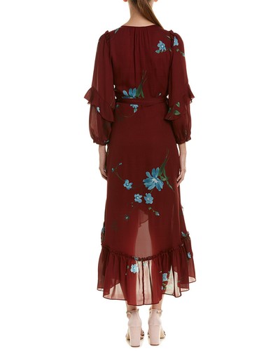 Joie Anawrette Silk Wrap Dress