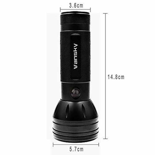 Vansky UV Flashlight Black Light for Pet Urine Detection,51 LED Ultrav UV Torch