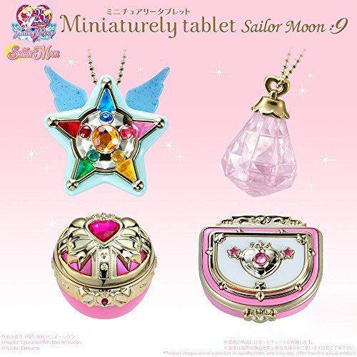 BANDAI Pill Candy Box NEW DIAMOND LOCKET Miniaturely Tablet Sailor Moon 9