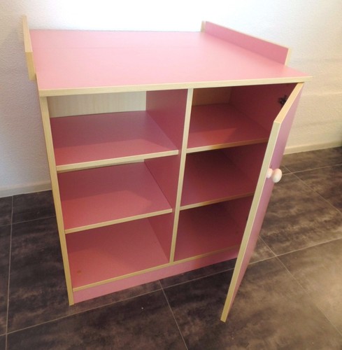 Babyzimmer Komplett Set 5 Farben Babybett 70 x 140 Umbaubar Matratze weiß rosa