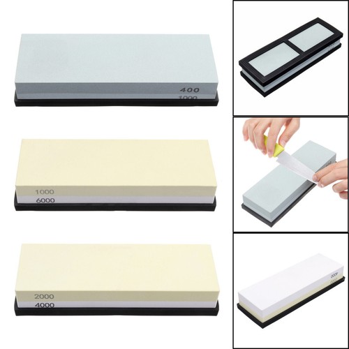 Double-Sided Whetstone Sharpener Water Stone 240-8000 Grit Sharpening Tools