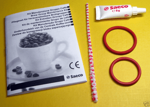 Philips Saeco Pflegeset mit Fett für Brühgruppe für Kaffeevollautomaten