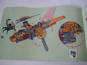 Lego Legends of Chima INSTRUCTION MANUAL ONLY Chima Lavertus' Twin Blade #70129