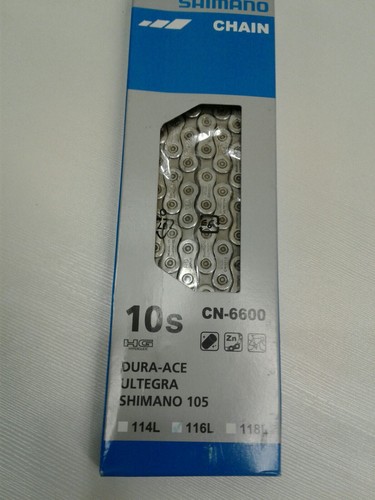 Shimano CN-6600 10-Speed 116L Ultegra//Dura-Ace Hyperglide Road Bicycle Chain