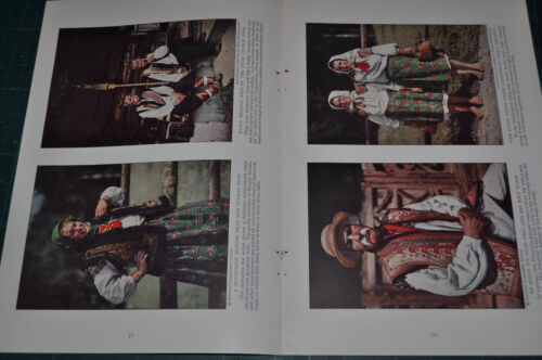 costumes Details about  / 1935 POLAND photo article,16 color photos people minimal text